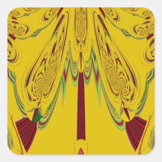 黄色 スクエアシール (正面)