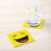 黄色 スクエアペーパーコースター (インサイチュ)