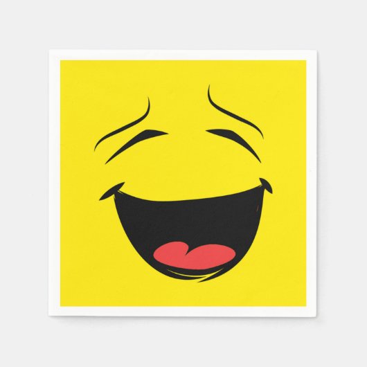 黄色 スタンダードカクテルナプキン (正面)