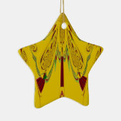 黄色 セラミックオーナメント (右)