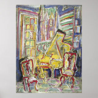 黄色、チェロ、メロー ポスター