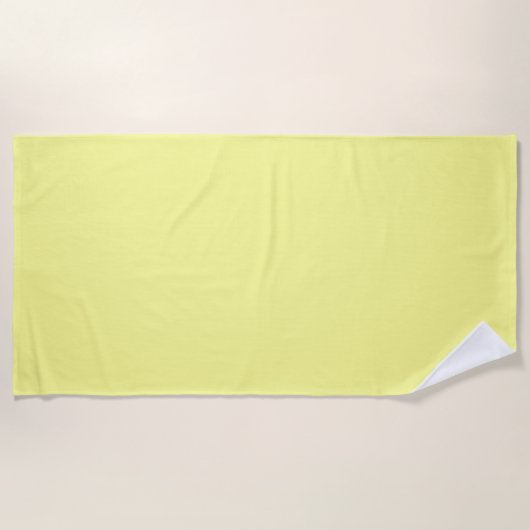 黄色 ビーチタオル (正面)