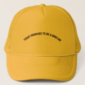 黄色/マスタード帽 キャップ (正面)