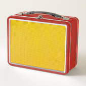 黄色 メタルランチボックス (正面)