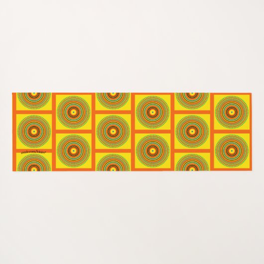 黄色 ヨガマット (裏面(横))