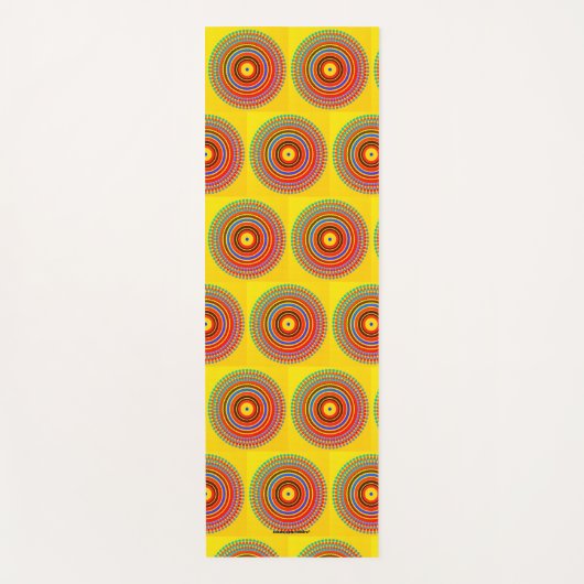 黄色 ヨガマット (正面)