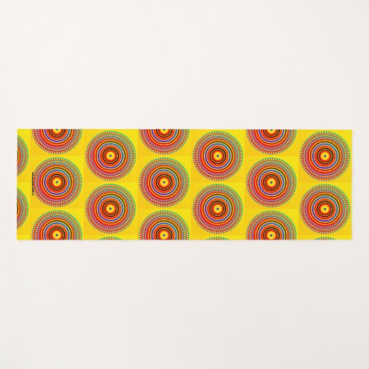 黄色 ヨガマット (正面(横))