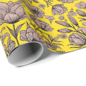 黄色 ラッピングペーパー (ロールコーナー)