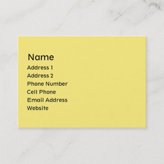 黄色 名刺 (正面)