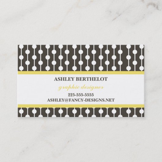 黄色 名刺 (正面)