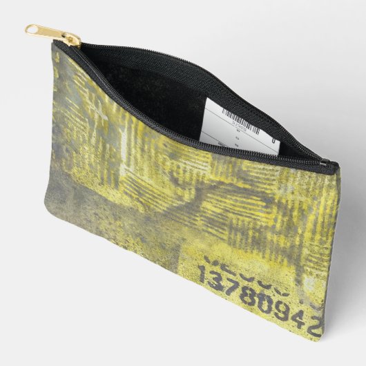 黄色（小） アクセサリーポーチ (見開き)
