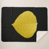 黄色《植物》アスペンリーフ#5 シェルパブランケット (正面(横))