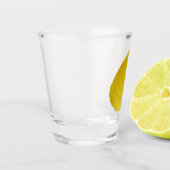 黄色《植物》アスペンリーフ#5 ショットグラス (左)
