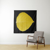 黄色《植物》アスペンリーフ#5 タペストリー (インサイチュ(横))