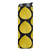 黄色《植物》アスペンリーフ#5 タンブラー (回転左)