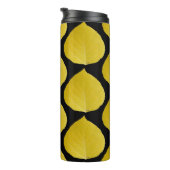 黄色《植物》アスペンリーフ#5 タンブラー (回転右)