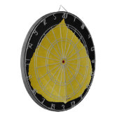 黄色《植物》アスペンリーフ#5 ダーツボード (正面左)