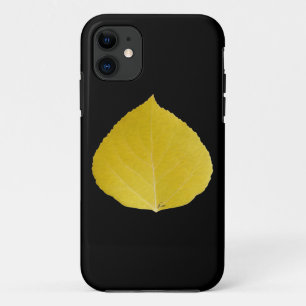 黄色《植物》アスペンリーフ#5 iPhone 11 ケース