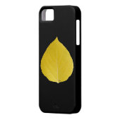 黄色《植物》アスペンリーフ#5 Case-Mate iPhoneケース (裏面左)