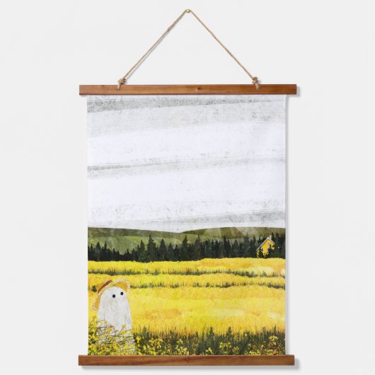 黄色（横） 吊り下げ型タペストリー (正面)