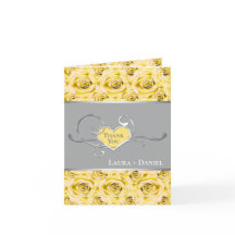 黄色、灰色、白色バラの感謝カード