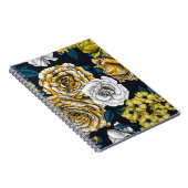 黄色、白色、および二色のバラ(青葉色) ノートブック (右側)