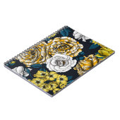 黄色、白色、および二色のバラ(青葉色) ノートブック (左側)