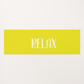 黄色（白） ヨガマット (裏面(横))