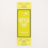 黄色(白) ヨガマット (正面)