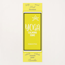 黄色（白） ヨガマット