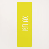 黄色(白) ヨガマット (裏面)