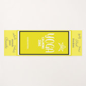 黄色(白) ヨガマット (正面(横))