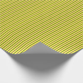 黄色(紫と黒のストライプ) ラッピングペーパー (角)