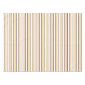 黄色、紫、白のキャンディストライプー テーブルクロス (正面(横))