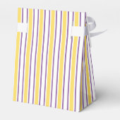 黄色、紫、白のキャンディストライプー フェイバーボックス (裏面サイド)