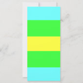 黄色、緑、青の広いShirleyテイラーによって縞で飾ります (裏面)