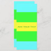 黄色、緑、青の広いShirleyテイラーによって縞で飾ります (正面/裏面)