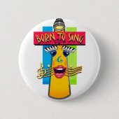 黄色 缶バッジ (正面)