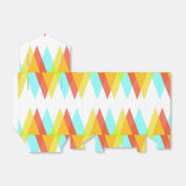 黄色、赤、カデットの青い三角形 フェイバーボックス (折り畳みなし)