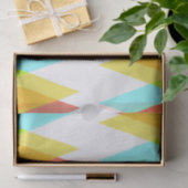 黄色、赤、カデットの青い三角形 薄葉紙 (ギフト)