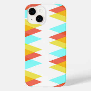 黄色、赤、カデットの青い三角形 Case-Mate iPhone 14ケース