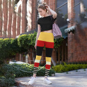 黄色（赤） カプリレギンス