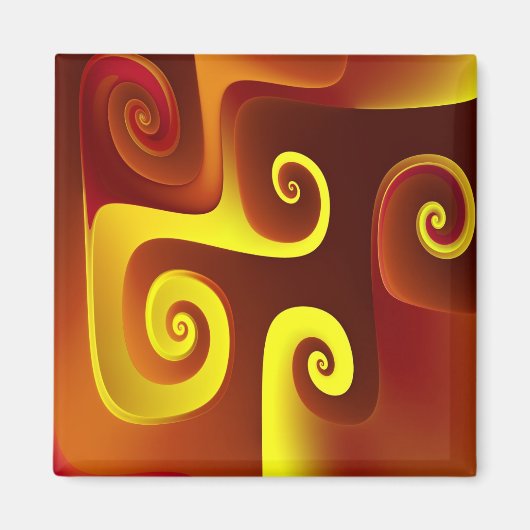 黄色（赤） マグネット (正面)