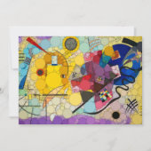 黄色、赤、青、無限ドット – Kandinskyの後 シーズンカード (正面)