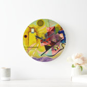 黄色 – 赤 – 青。No.314, 1925ワッシリー・カンディンスキー著 ラージ壁時計 (ホーム)