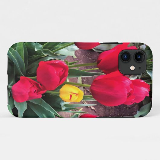 黄色（赤） Case-Mate iPhoneケース (裏面(横))