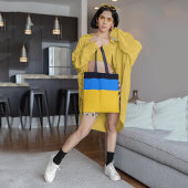 黄色（青） トートバッグ