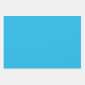 黄色、青、白の渦巻き紙 ラッピングペーパーシート (正面3)