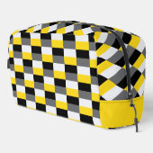 黄色、黒、およびグレーの色の組み合わせ ドップキット (右コーナー)