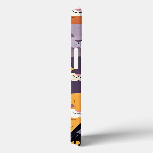 黄色、黒、白のPを使用した鮮やかなアートワーク Case-Mate iPhoneケース (裏面 / 右)